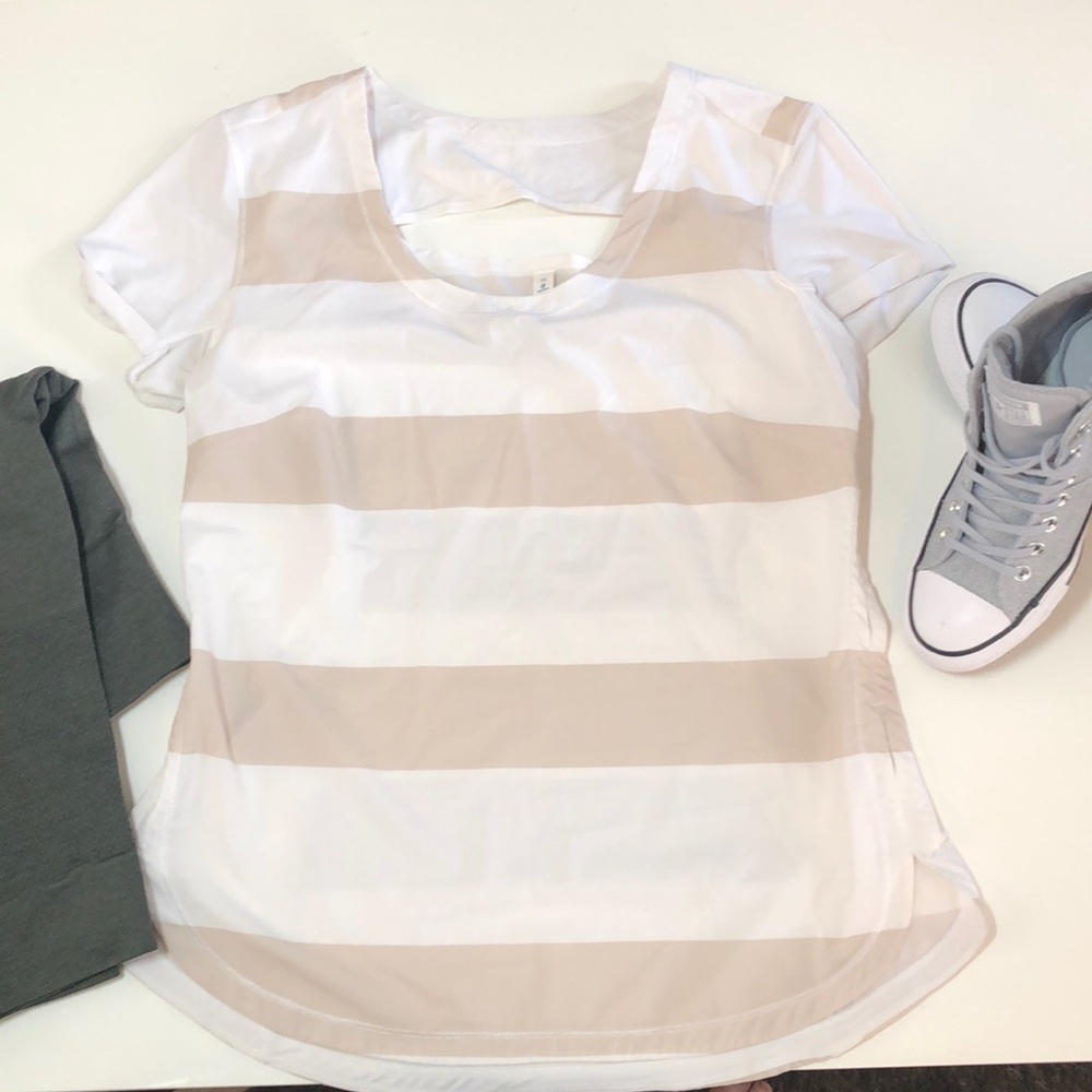Lululemon striped shirt
